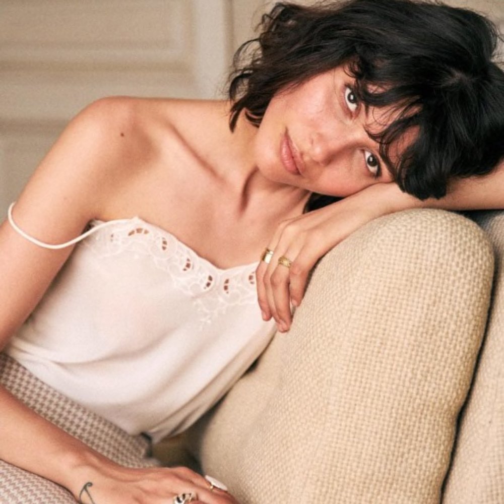 Sezane Paloma Silk Top
